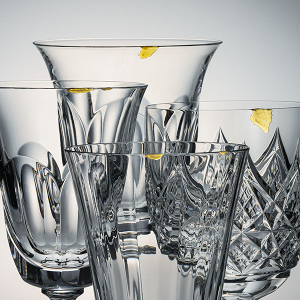 金継ぎ、ワイングラスのフチかけ修復