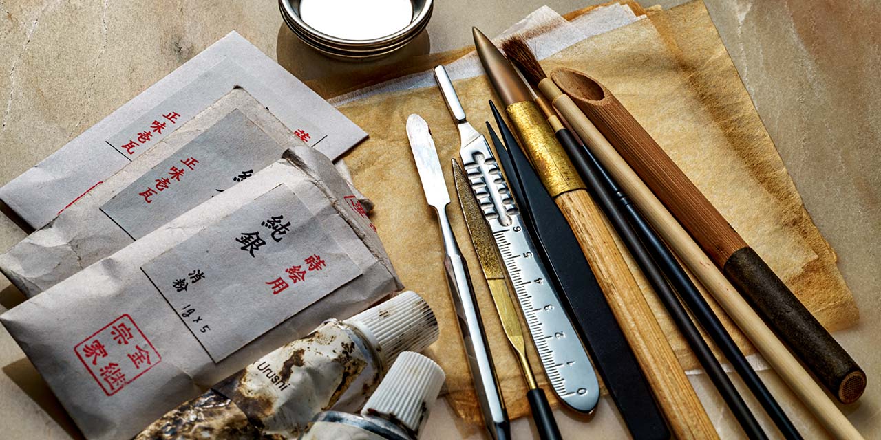 金継ぎの材料と道具